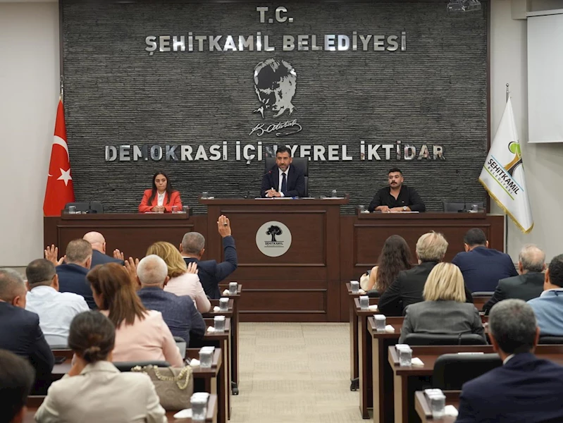ŞEHİTKAMİL BELEDİYESİ TEMMUZ AYI MECLİS TOPLANTISI YAPILDI