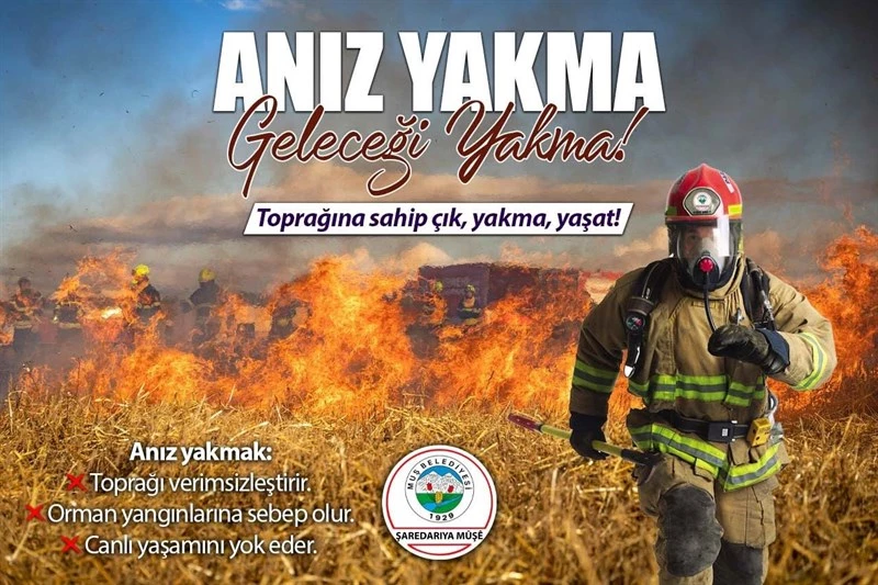 ANIZ YAKMA, GELECEĞİ YAKMA!