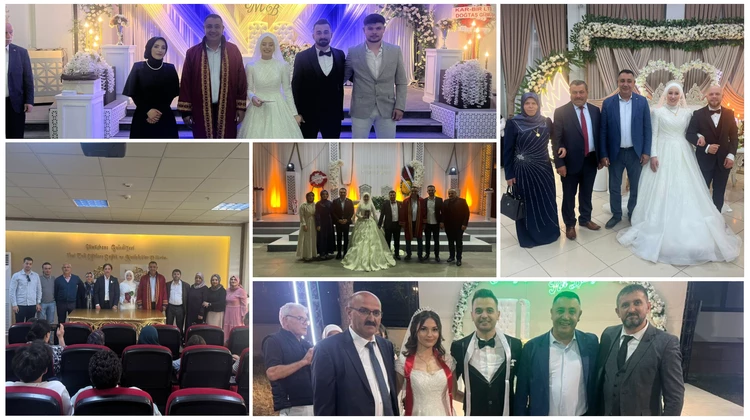 BAŞKANIMIZ, DÜĞÜN TÖRENLERİNE KATILDI, NİKAH KIYDI