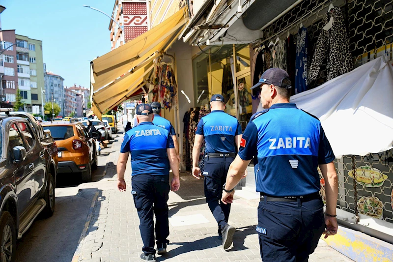 Karabük Belediyesi Zabıta Ekiplerinden Kaldırım İşgallerine Geçit Yok