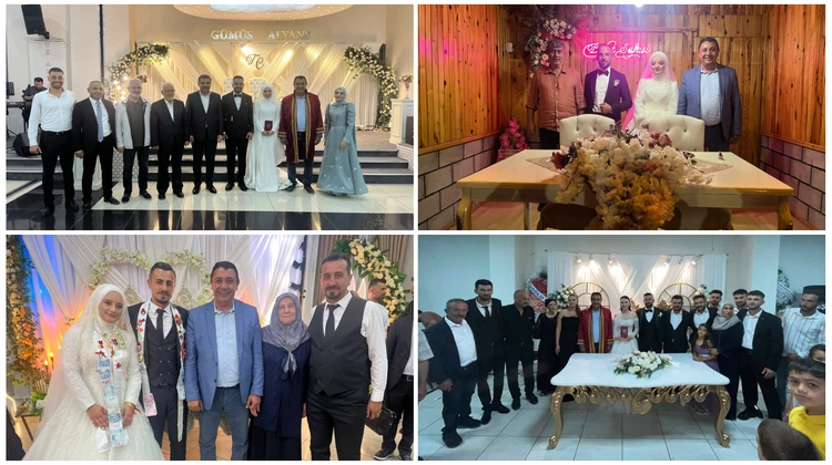 BAŞKANIMIZ, DÜĞÜN TÖRENLERİNE KATILDI, NİKAH KIYDI