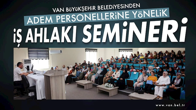 BÜYÜKŞEHİR BELEDİYEMİZDEN ADEM PERSONELLERİNE YÖNELİK 