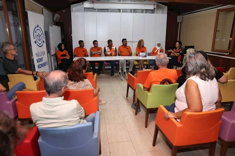 Nilüfer’de afetlere karşı alınabilecek tedbirler konuşuldu