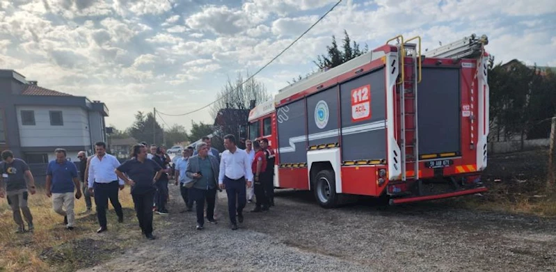 Başkan Sarıkurt, Önerler Mahallesindeki Yangını Yerinde İnceledi