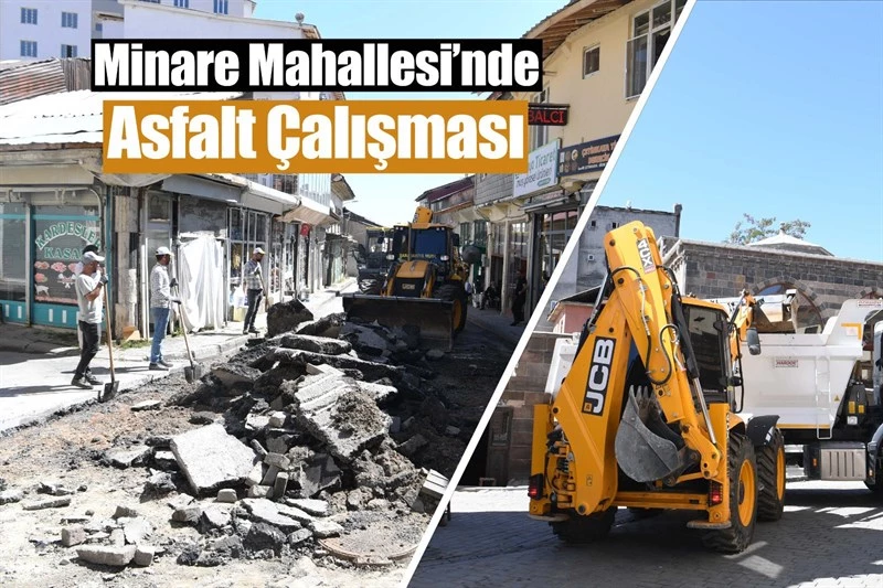 MİNARE MAHALLESİNDE YILLARIN SORUNU ÇÖZÜLÜYOR!