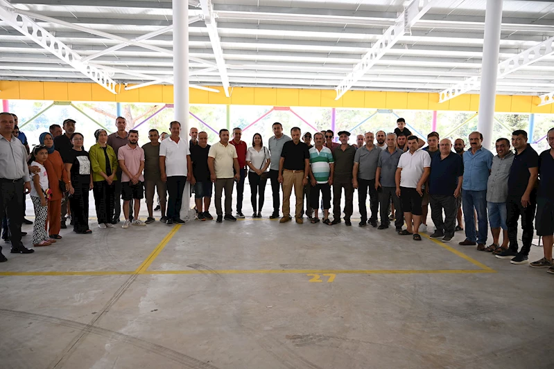 Tekirova pazar yerinde kuralar çekildi