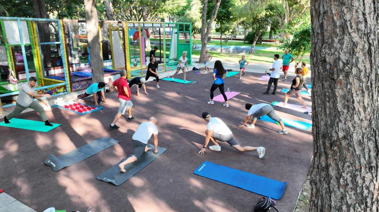 Antalyalılar güne sporla başlıyor