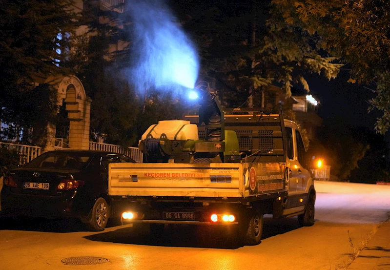 Keçiören Belediyesi’nden halk sağlığı için ilaçlama seferberliği