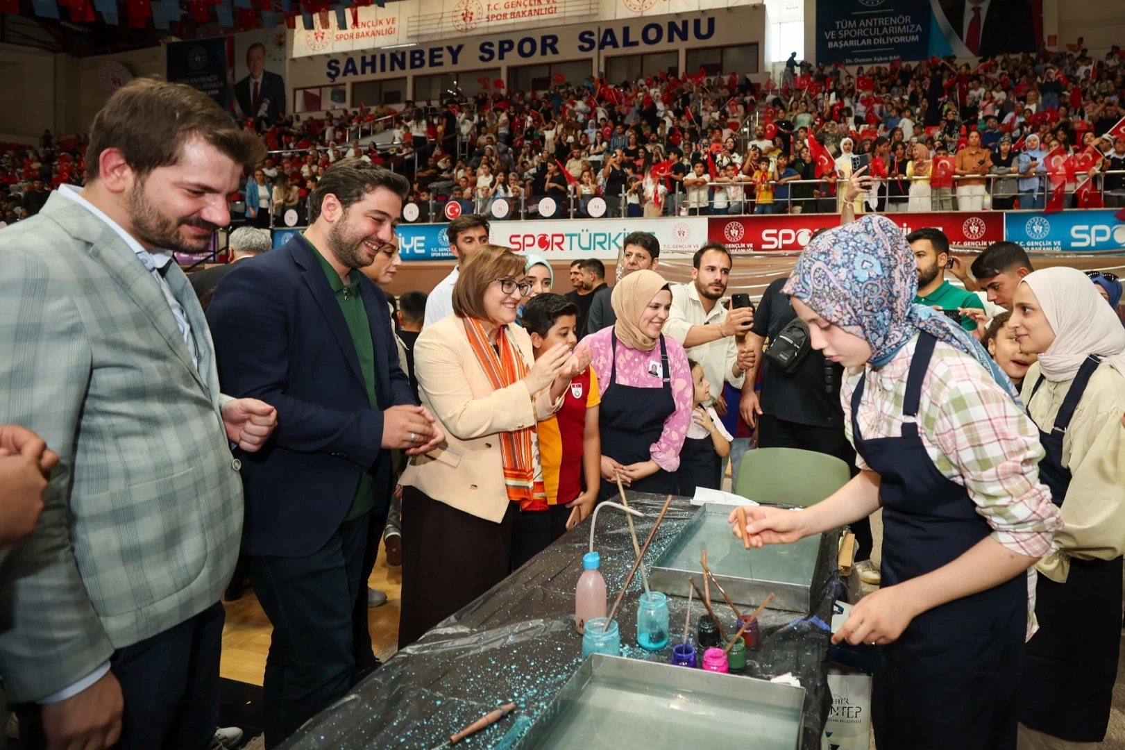 Gaziantep’te 55 bin öğrenciyle yaz olimpiyatlarına veda