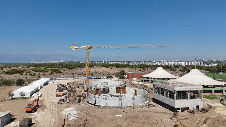 Lara Atıksu Arıtma Tesisi’nde çalışmalar tam gaz