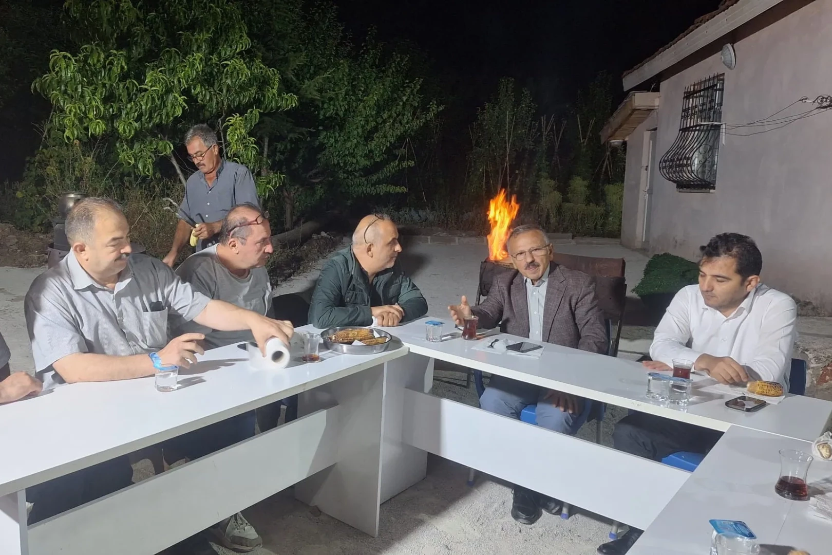 Tokat’ta siyasetçi ve gazeteciler 