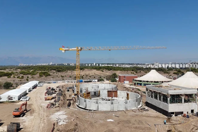 Lara Atıksu Arıtma Tesisi’nde çalışmalar tam gaz