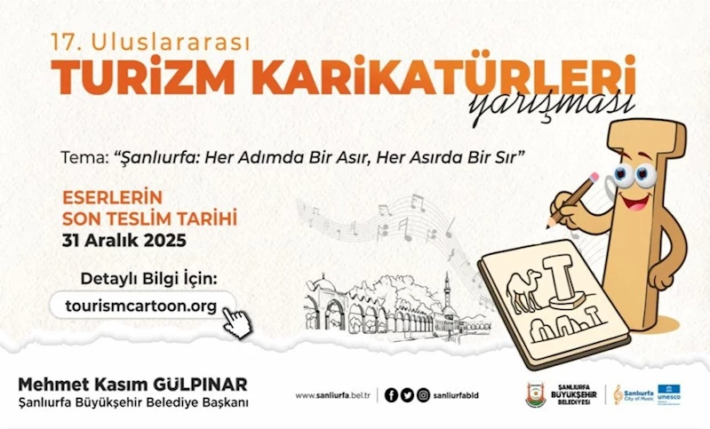 17. ULUSLARARASI TURİZM KARİKATÜRLERİ YARIŞMASI BAŞVURULARI BAŞLADI