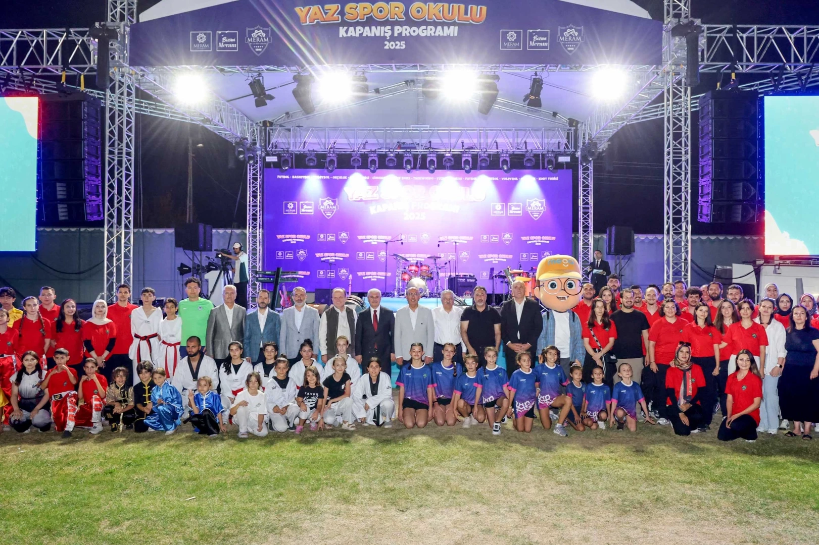 Konya Meram Yaz Spor Okulları coşkulu finalle tamamlandı