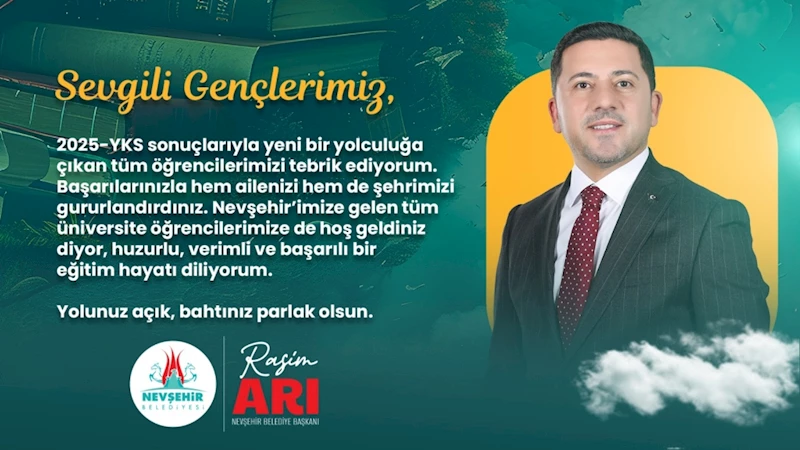 Başkan Arı’dan Üniversiteyi Kazanan Öğrencilere Tebrik