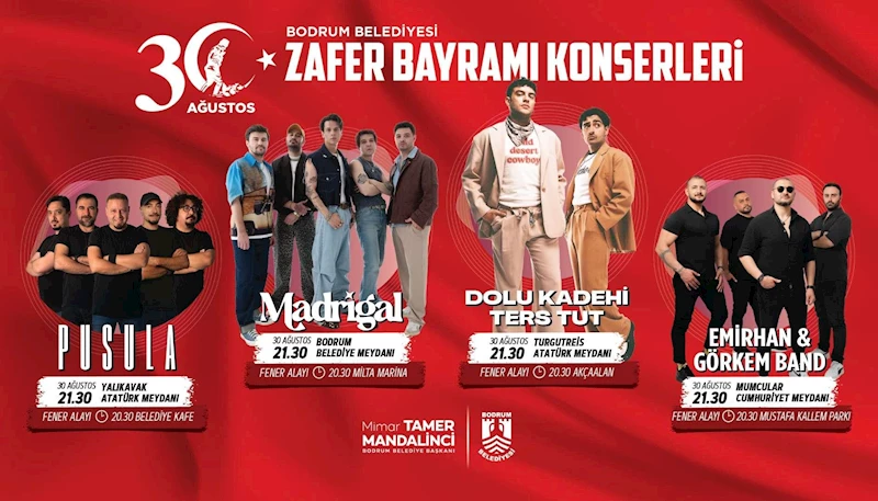 BODRUM ZAFER BAYRAMI’NA HAZIRLANIYOR