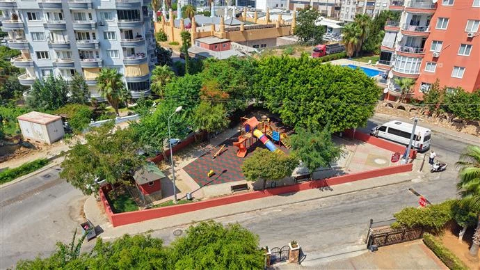 ALANYA BELEDİYESİ KERİMCİK PARKI’NI YENİLEDİ