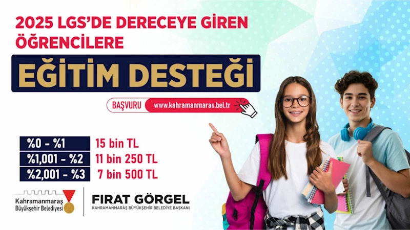 Büyükşehir’den LGS’de Dereceye Girenlere Eğitim Desteği