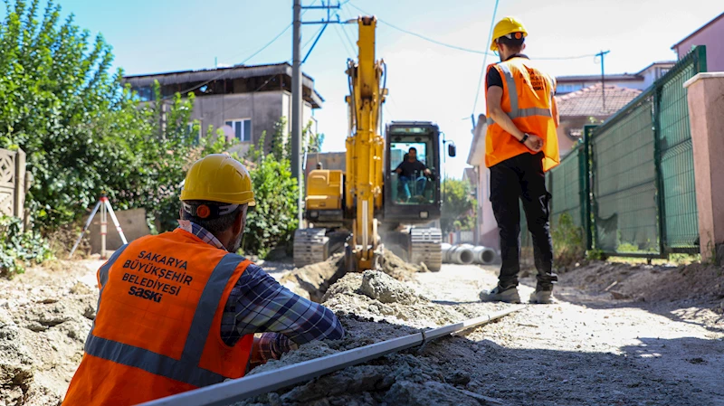 Adapazarı’nın iki mahallesine 3 bin metrelik yeni yağmursuyu hattı