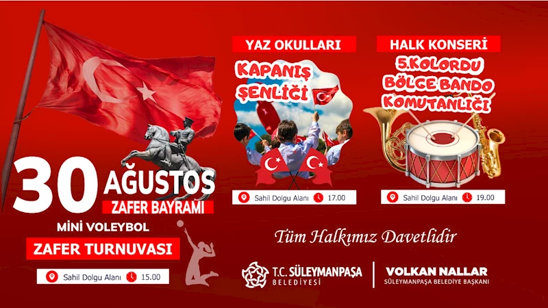 Zafer Bayramı Coşkuyla Kutlanacak