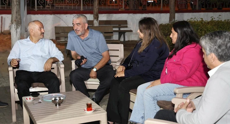 Başkan Büyükgöz Mollafenarili Vatandaşlarla Çay Sohbetinde Buluştu