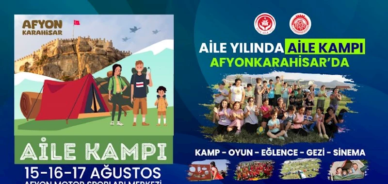 BELEDİYEMİZDEN AİLE YILINA ÖZEL AİLE KAMPI