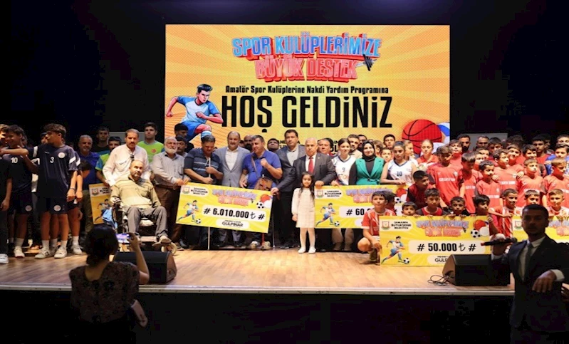 ŞANLIURFA BÜYÜKŞEHİR BELEDİYESİ’NDEN AMATÖR SPOR KULÜPLERİNE 6 MİLYON TL DESTEK