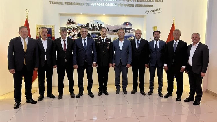 BAŞKANIMIZ, İL JANDARMA KOMUTANIMIZ KIDEMLİ ALBAY BİLAL SARIDOĞAN’I MAKAMINDA ZİYARET ETTİ