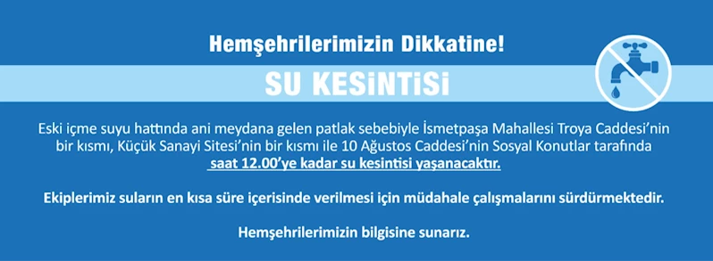 Su Kesintisi!