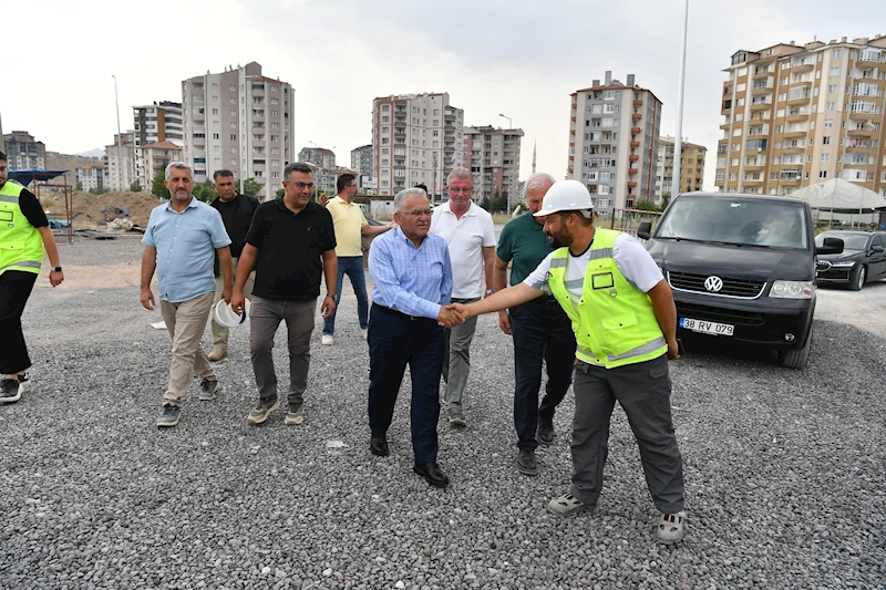 Başkan Büyükkılıç’tan Meteoroloji Katlı Kavşağı’nda Saha İncelemesi