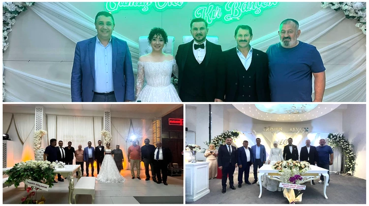 BAŞKANIMIZ, DÜĞÜN TÖRENLERİNE KATILIM SAĞLADI