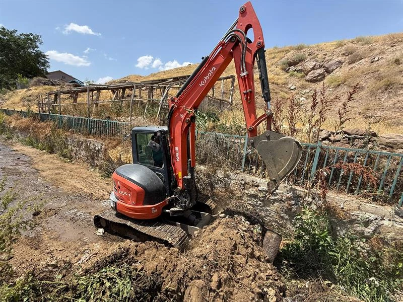 Soğurman Deresinde Temizlik Çalışması Yapıldı 
