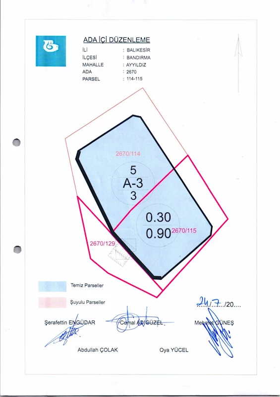 Ayyıldız Mahallesi 2670 Ada İçi Düzenlemesi