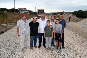 BAŞKAN GÜREL YOL ÇALIŞMALARINI YERİNDE İNCELEDİ