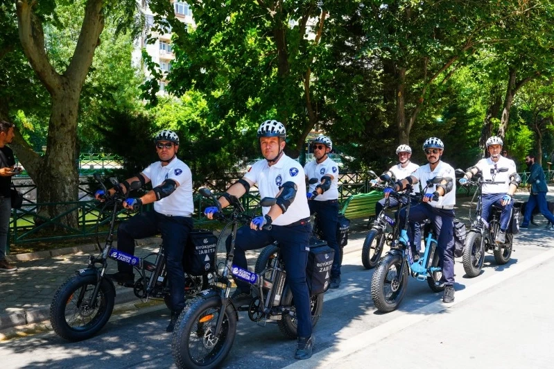 Eskişehir’de bisikletli zabıta dönemi başladı