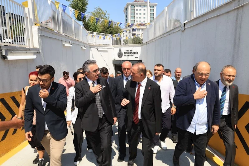 BAYRAMPAŞA ŞEHİT KAMİL BALKAN CAMİİ ZEMİNALTI OTOPARKI HİZMETE AÇILDI