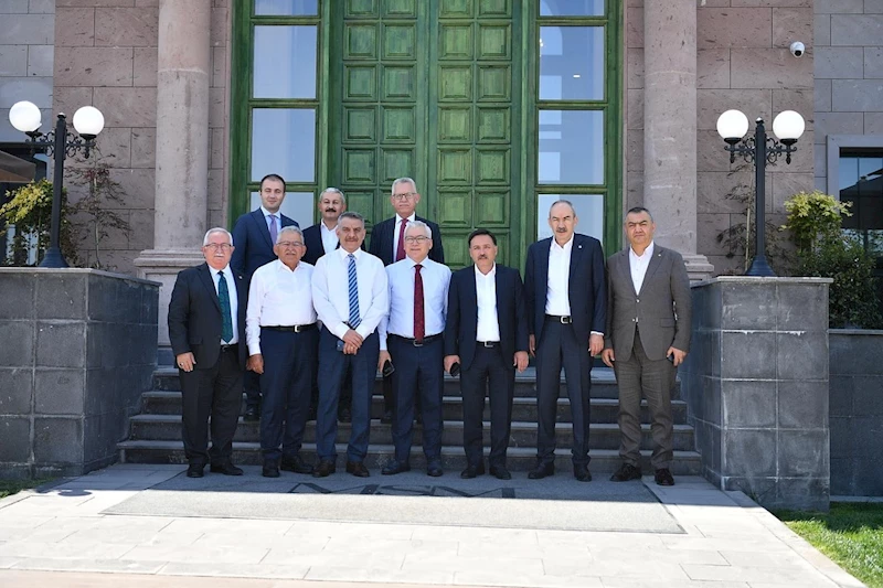 Başkan Büyükkılıç, Vali Çiçek ile Birlikte ORAN Heyetini MSM’de Misafir Etti