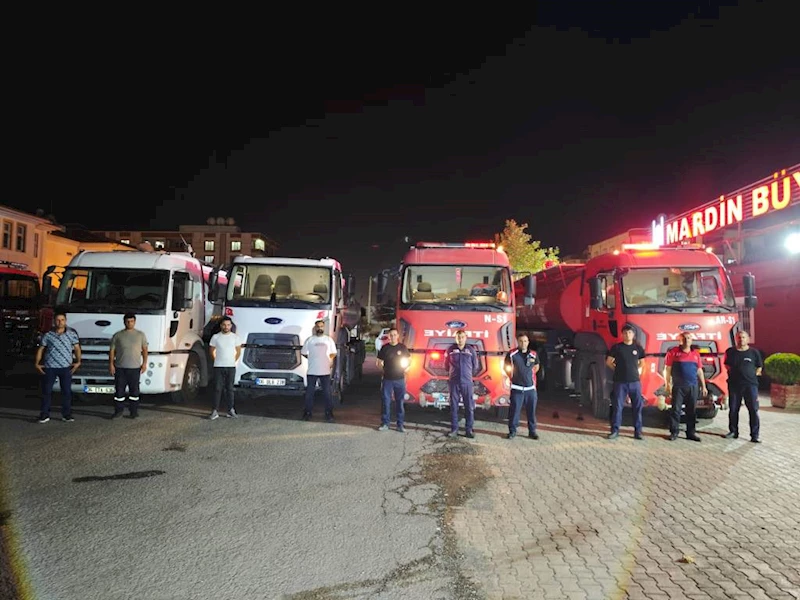 Mardin Büyükşehir Belediyesi’nden Kahramanmaraş’taki Orman Yangınına Destek