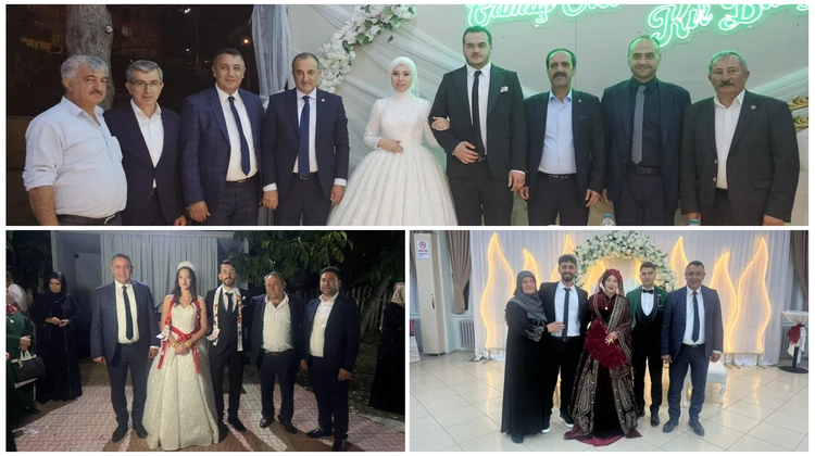 BAŞKANIMIZ, DÜĞÜN TÖRENLERİNE KATILARAK NİKAH KIYDI