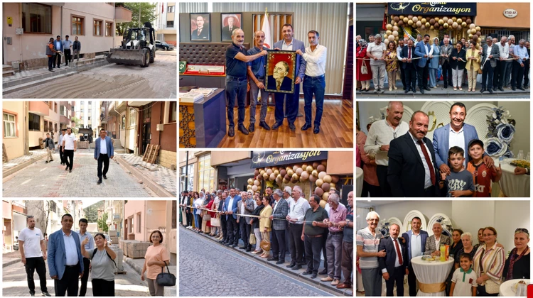 BAŞKANIMIZ, YOL VE KALDIRIM ÇALIŞMALARINI İNCELEDİ, MİSAFİR AĞIRLADI, İŞYERİ AÇILIŞINA KATILDI