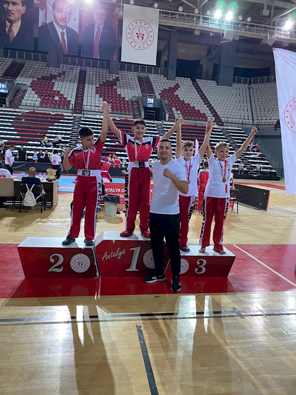 Kemer’e 6 madalya ile döndüler