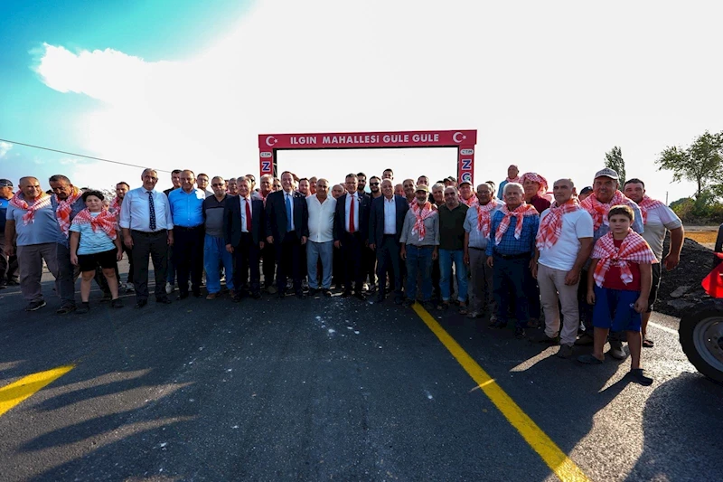 Başkan Dutlulu Ilgın Mahallesi’nde Traktör Konvoyu ile Karşılandı