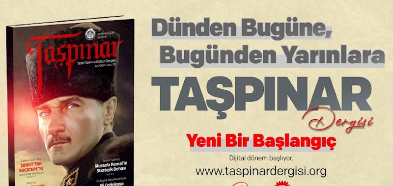 TAŞPINAR DERGİMİZ DİJİTAL YAYIM HAYATINA BAŞLADI