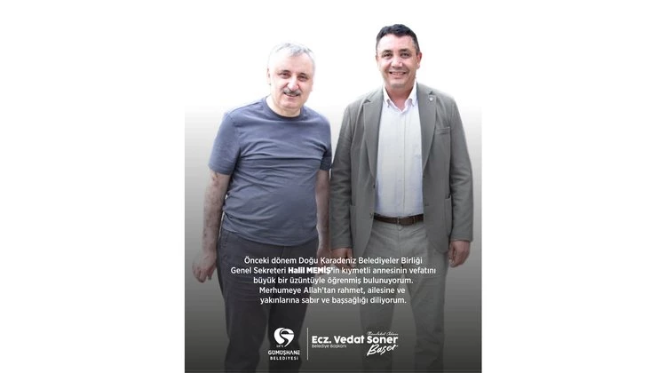 BAŞKANIMIZDAN, TAZİYE MESAJI