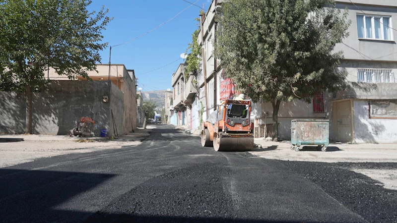 Altyapısı Biten Sokakların Yol Kaplamaları Da Bir Bir Tamamlanıyor