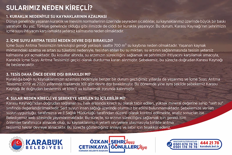 Sularımız Neden Kireçli?