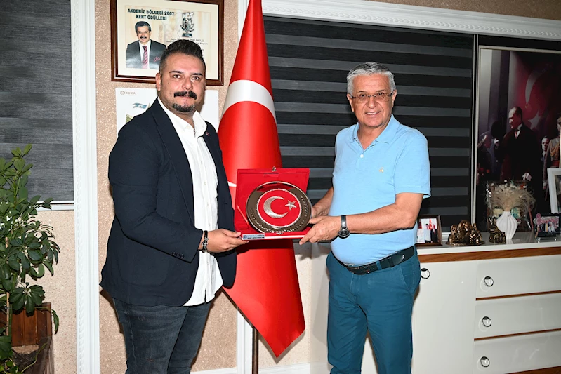 Sendika Başkanı Mutaf’tan Başkan Topaloğlu’na ziyaret