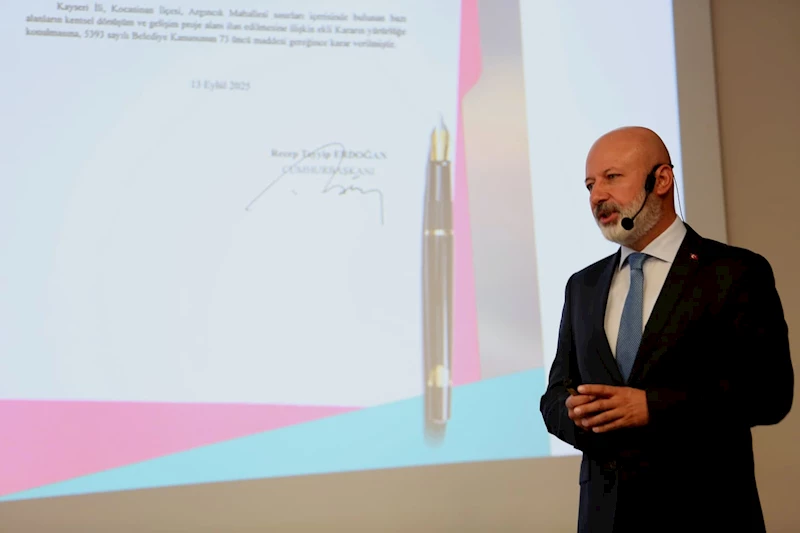 BAŞKAN ÇOLAKBAYRAKDAR, “ARGINCIK, ŞEHRİN GELECEĞİNİ ŞEKİLLENDİRECEK; KAYSERİ TARİHİNİN EN BÜYÜK DÖNÜŞÜM KARARIDIR”