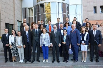 AVRUPA BİRLİĞİ HEYETİNDEN ÜNLÜCE’YE ZİYARET