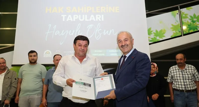 Kadıllı, Ahatlı ve Cumaköy’de 843 Hak Sahibi Tapularına Kavuştu